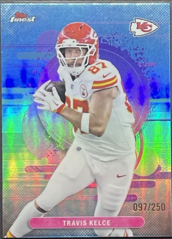 Travis Kelce [Sky Blue Refractor] #181