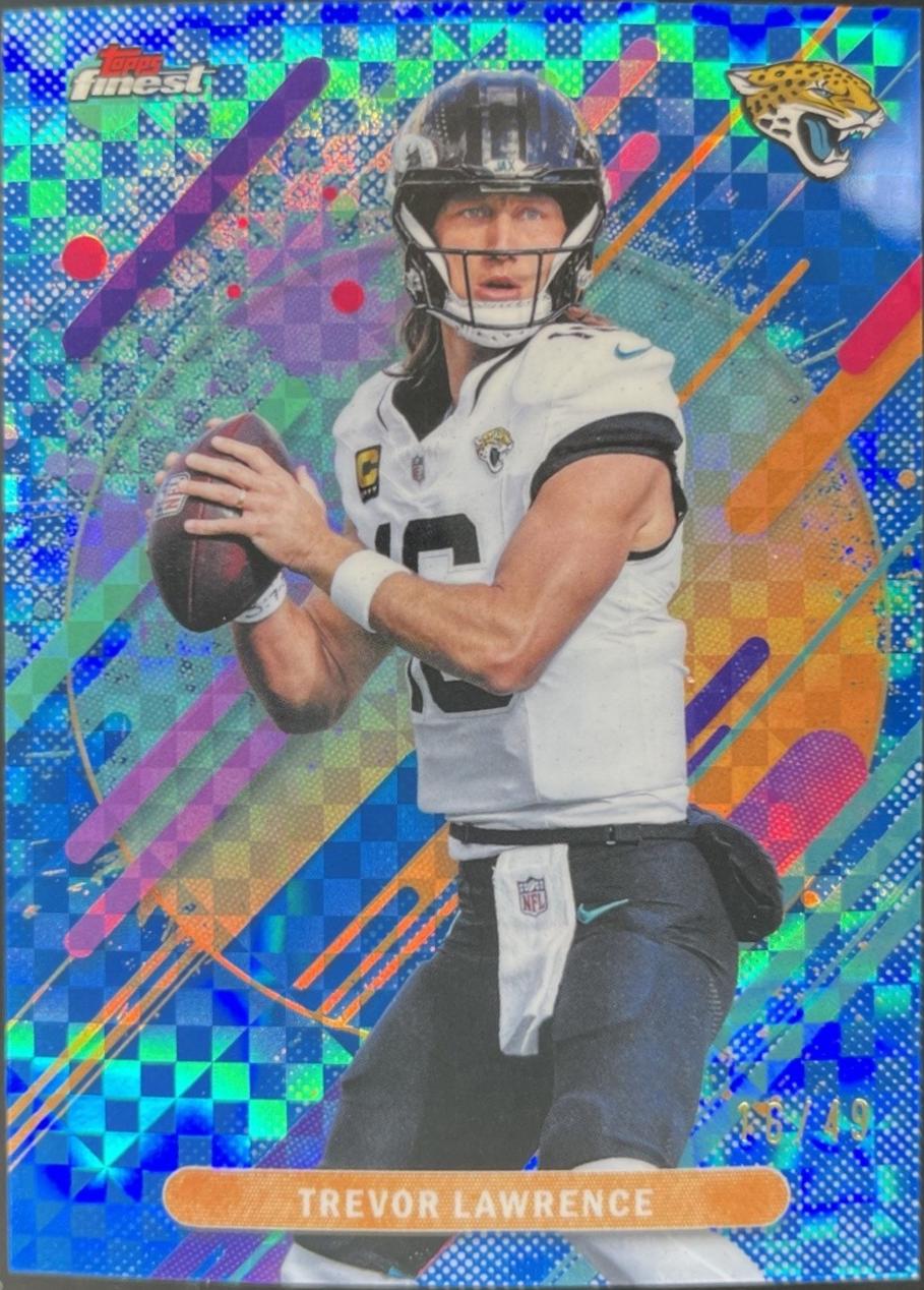 Trevor Lawrence [Blue X-Fractor] #236