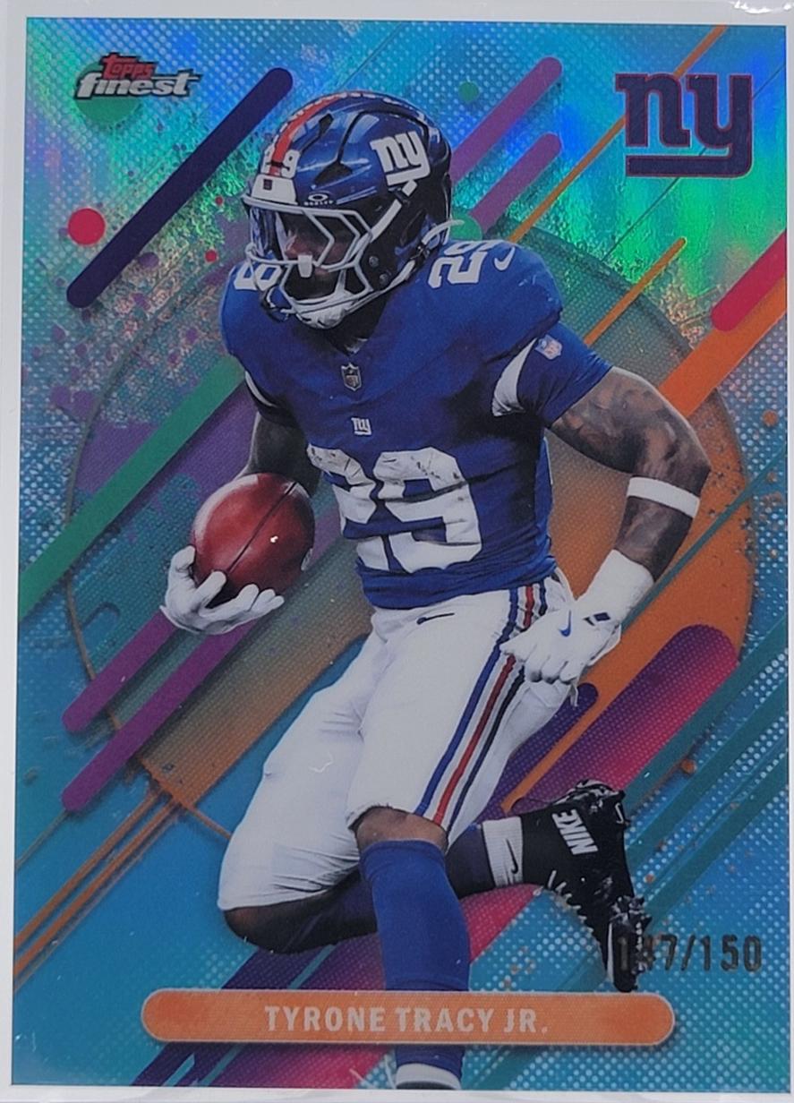 Tyrone Tracy Jr. [Sky Blue Refractor] #253