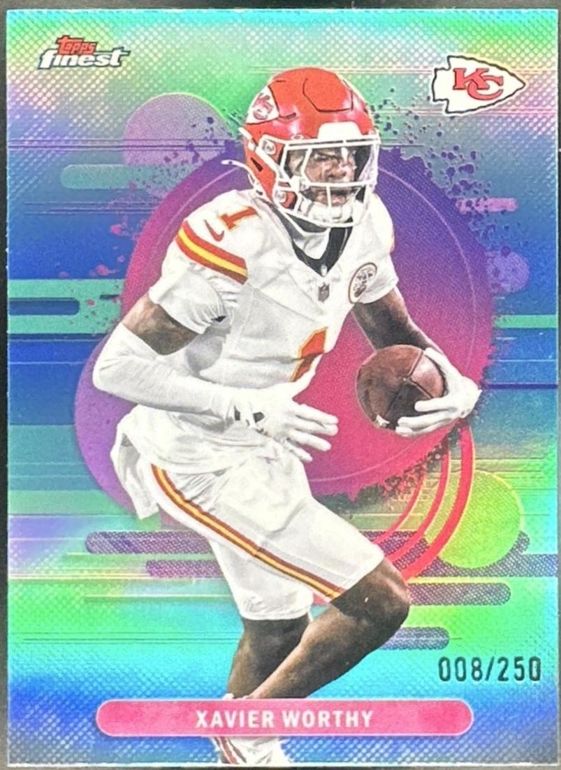 Xavier Worthy [Sky Blue Refractor] #168