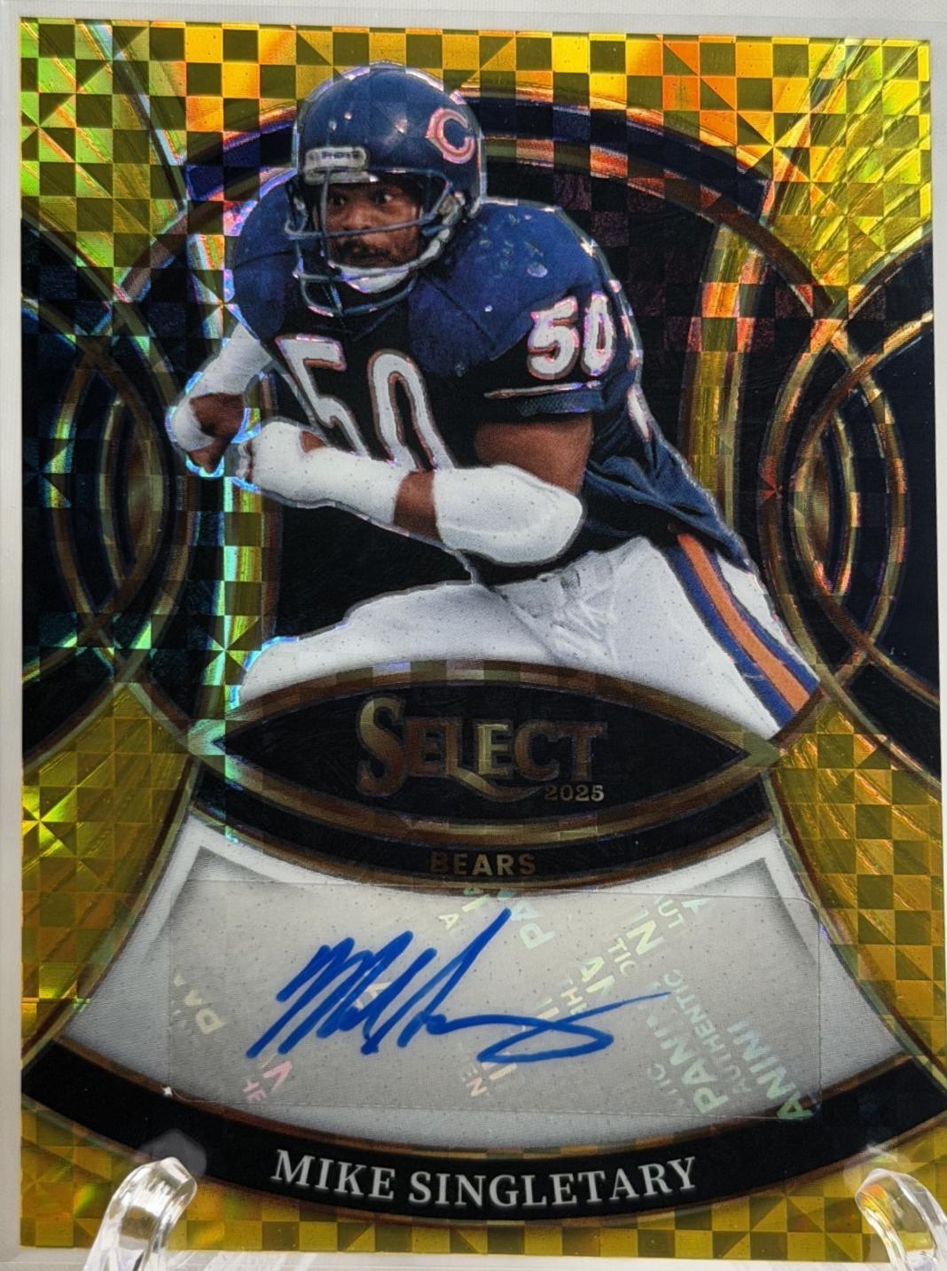 Mike Singletary [Gold Prizm] #SP-MSY