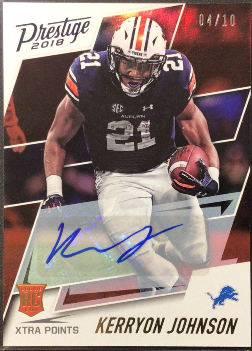 Kerryon Johnson [Signature Gold] #235