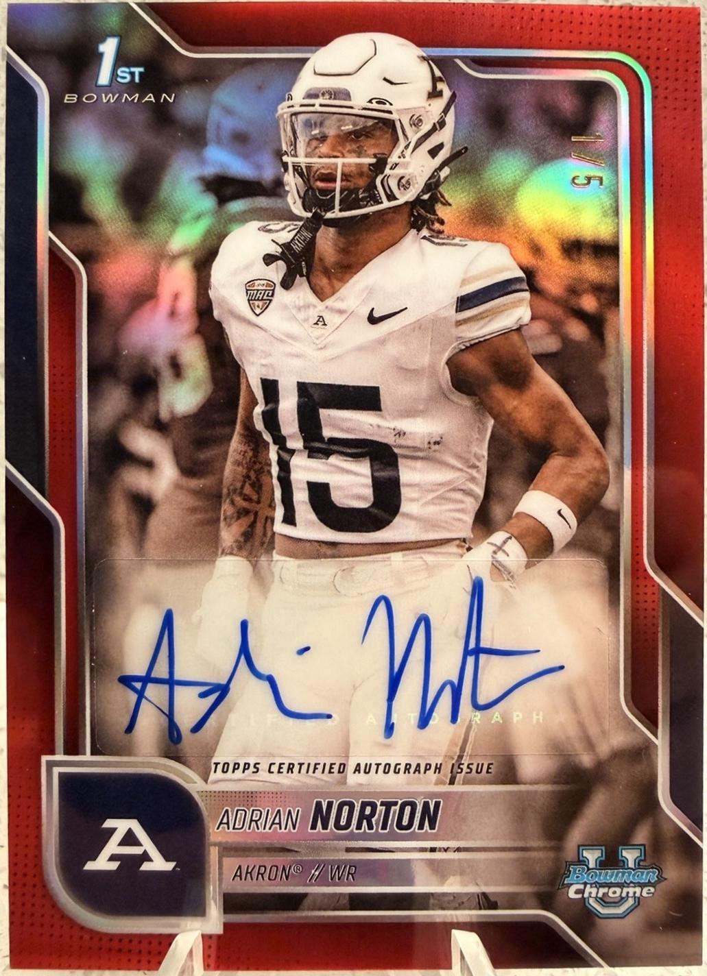 Adrian Norton [Red Refractor] #BCA-AN