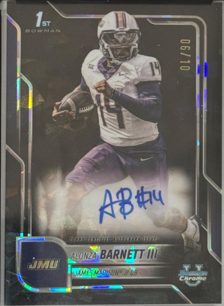 Alonza Barnett III [Black Sapphire] #BCA-AB