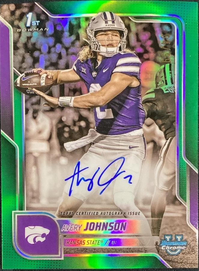 Avery Johnson [Green Refractor] #BCA-AJ