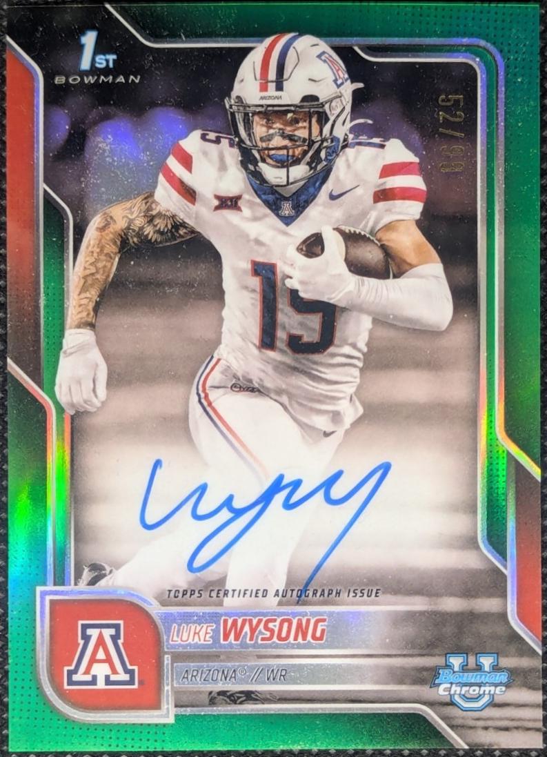 Luke Wysong [Green Refractor] #BCA-LW
