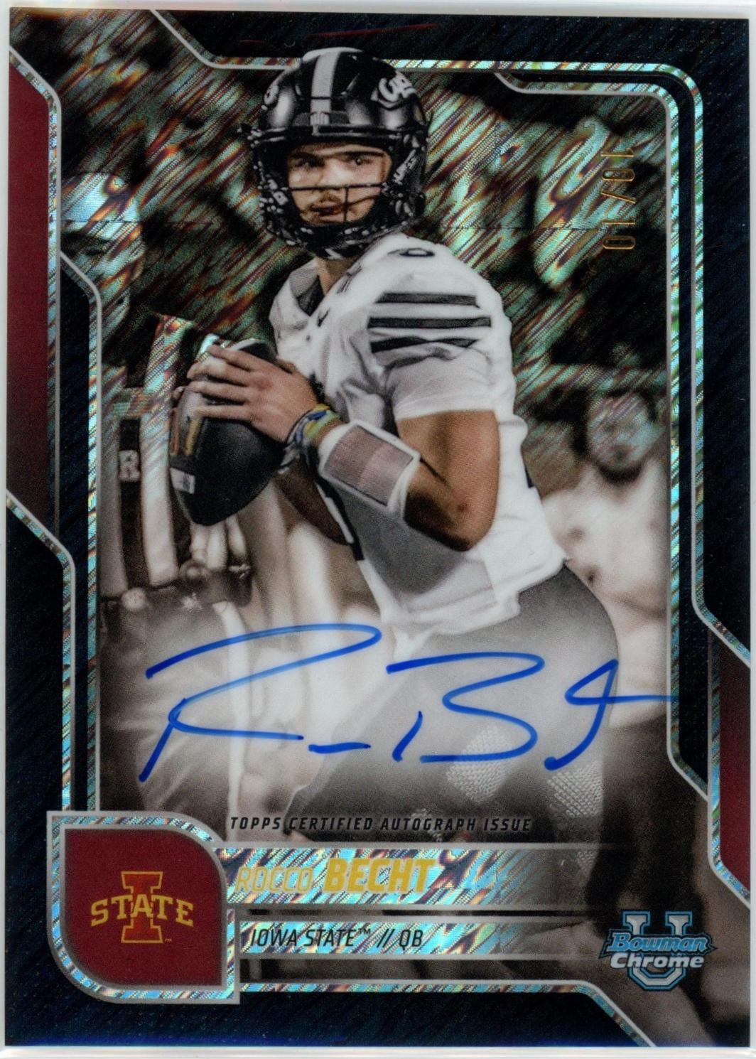 Rocco Becht [Black Shimmer Refractor] #BCA-RB