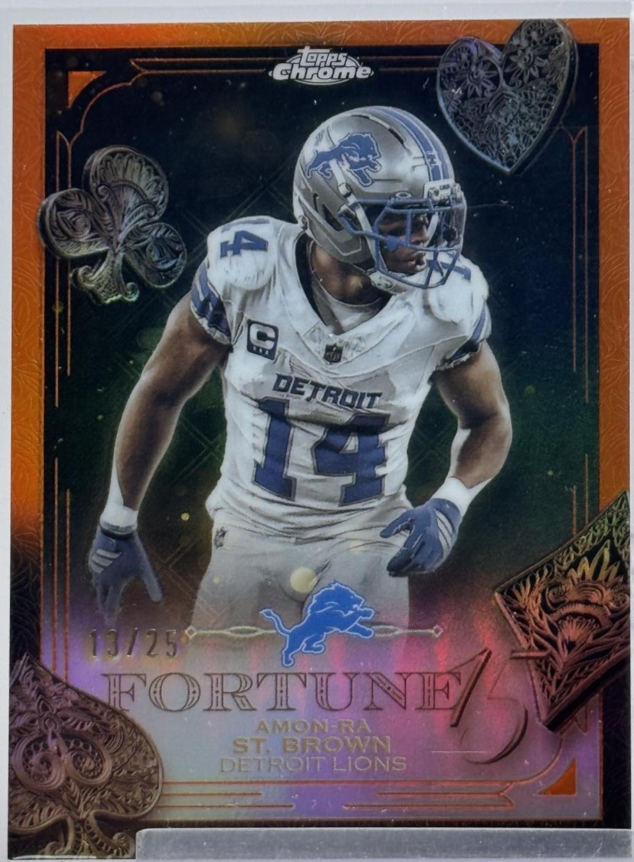 Amon-Ra St. Brown [Orange Refractor] #F15-13