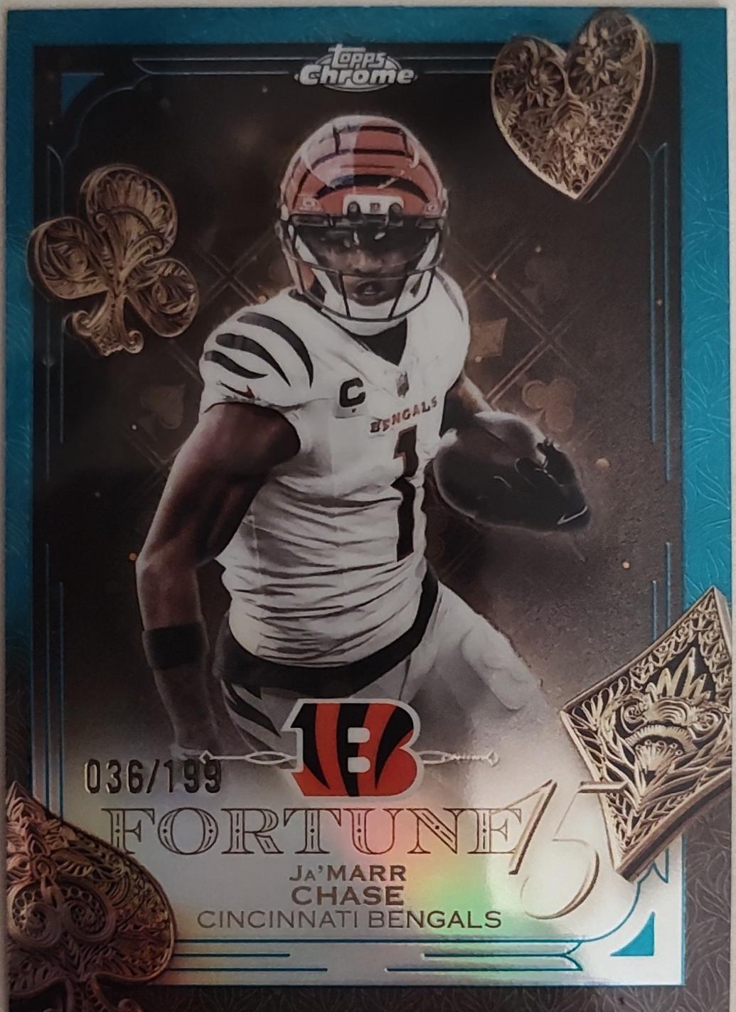 JaTMarr Chase [Aqua Refractor] #F15-2
