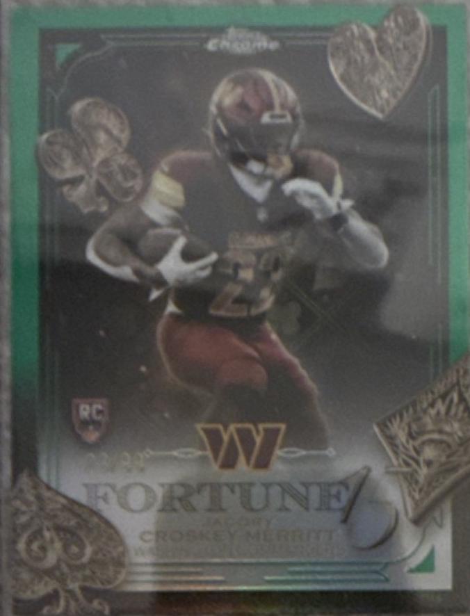 Jacory Croskey-Merritt [Green Refractor] #F15-29