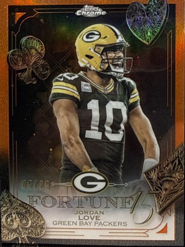 Jordan Love [Orange Refractor] #F15-17