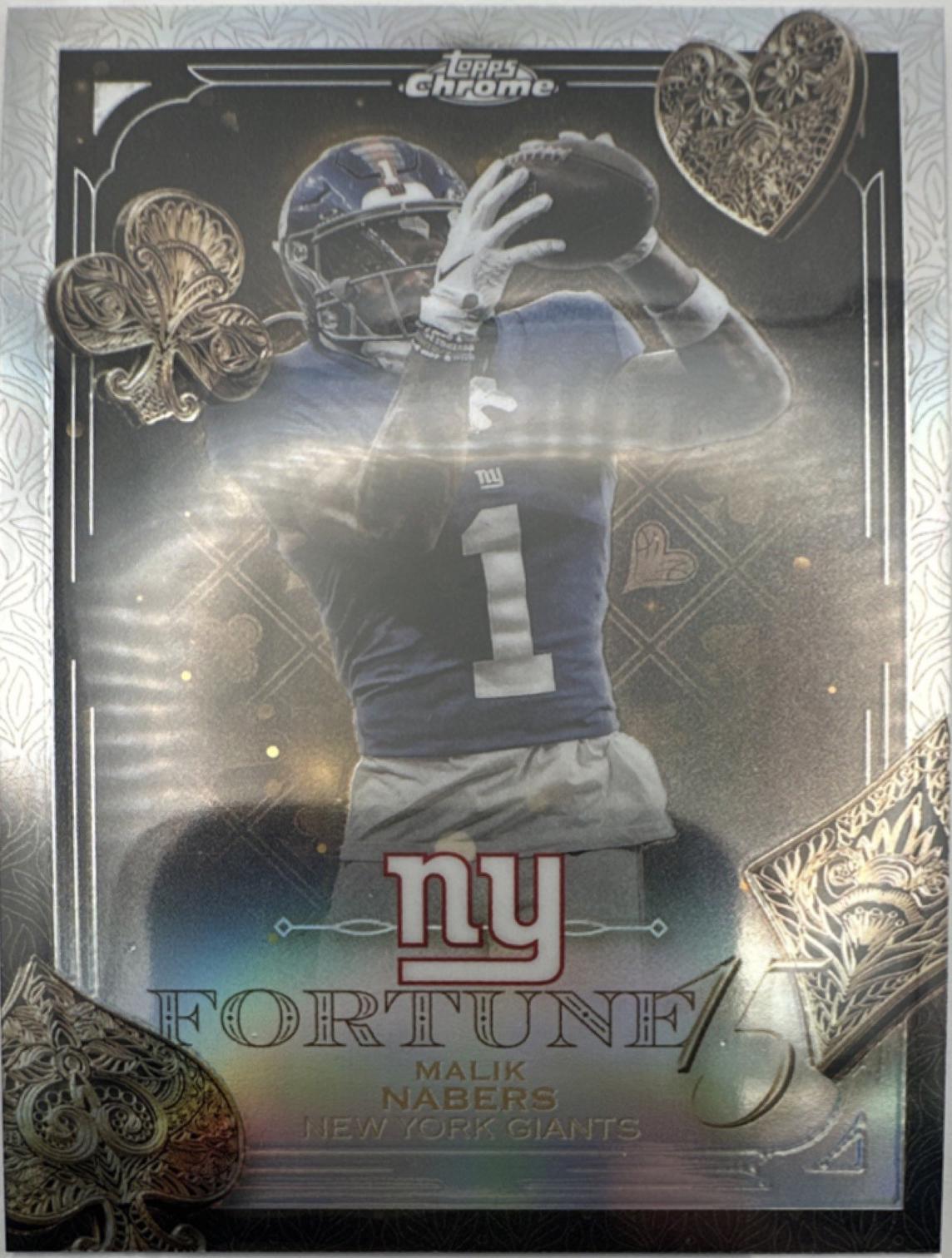 Malik Nabers [Red Refractor] #F15-15