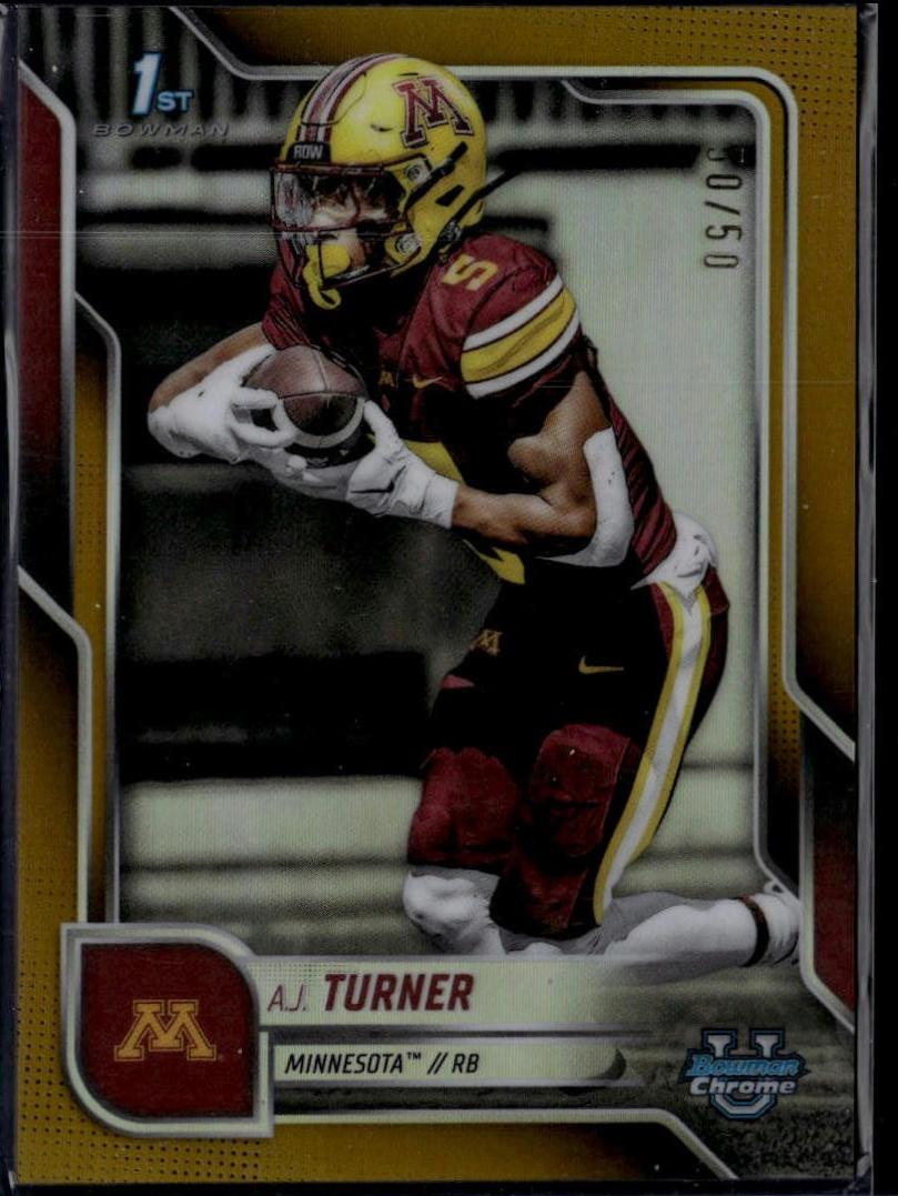 A.J. Turner [Gold Refractor] #52