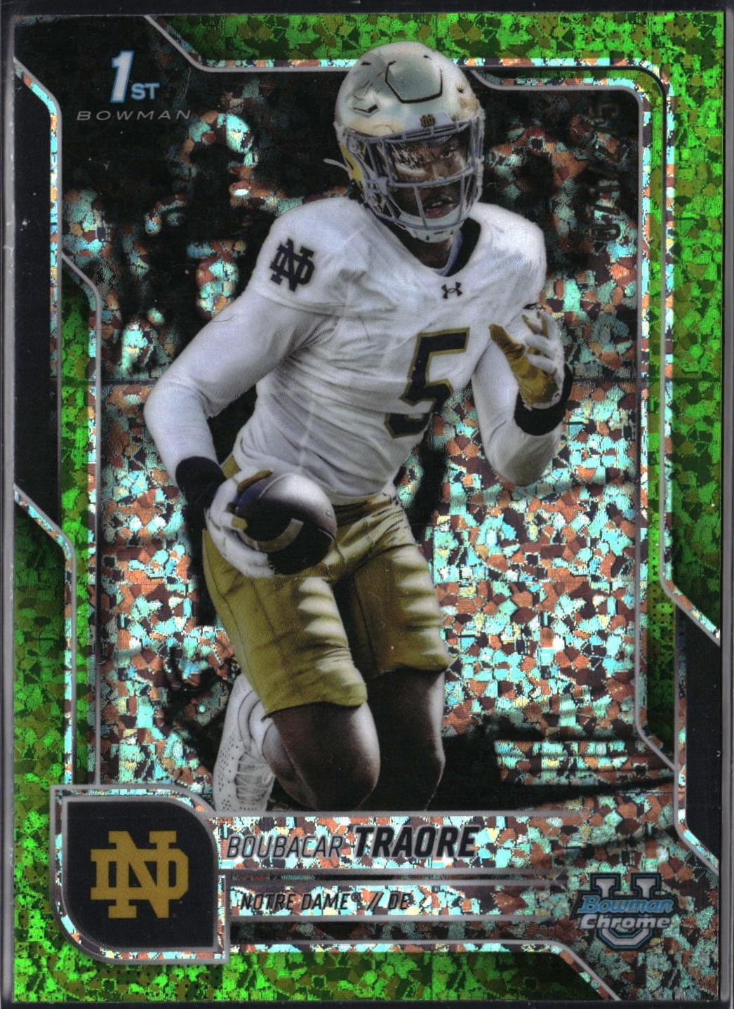 Boubacar Traore [Lime Green Mini-Diamond Refractor] #30