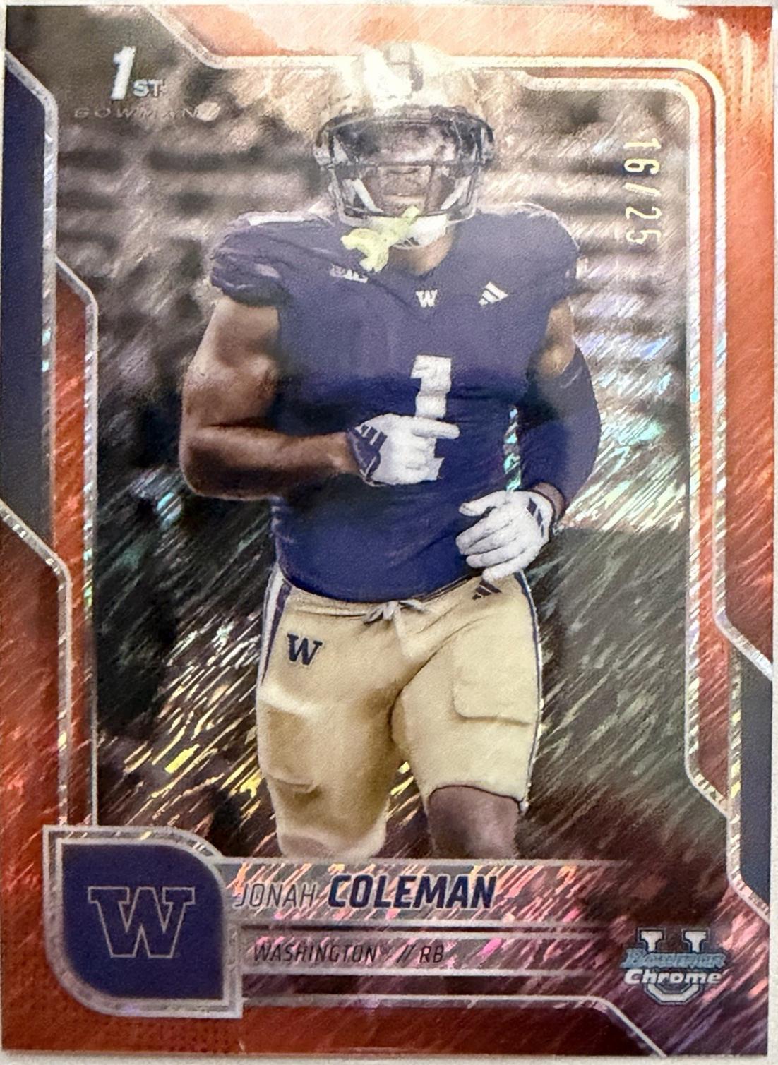 Jonah Coleman [Orange Refractor] #18