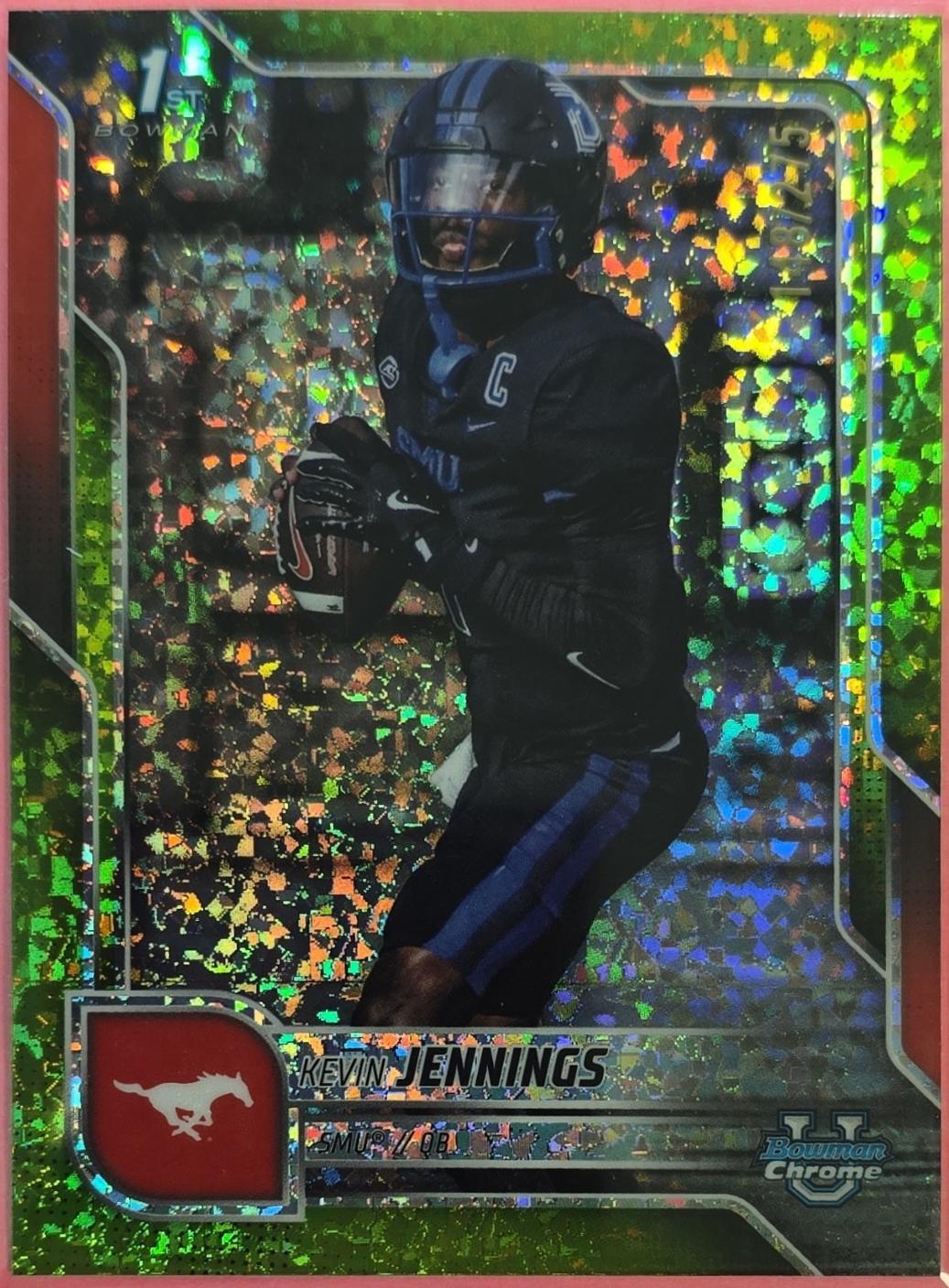 Kevin Jennings [Lime Green Mini-Diamond Refractor] #152