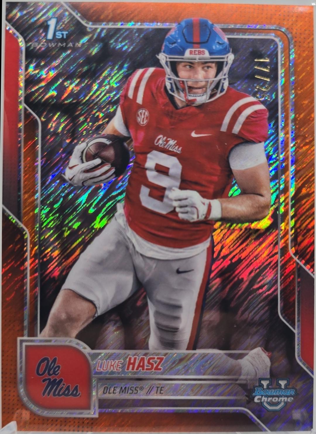 Luke Hasz [Orange Shimmer Refractor] #61