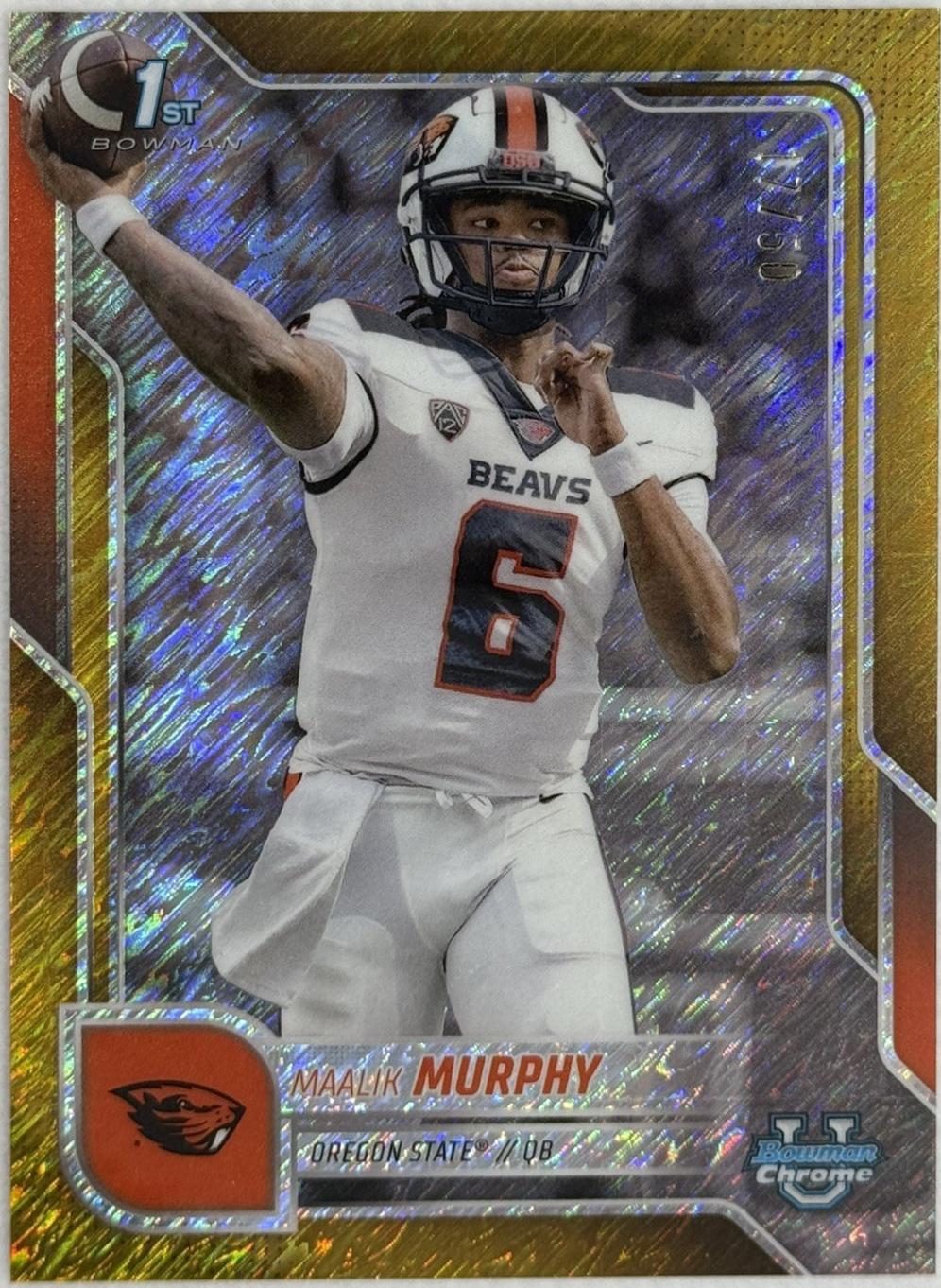 Maalik Murphy [Gold Shimmer Refractor] #179