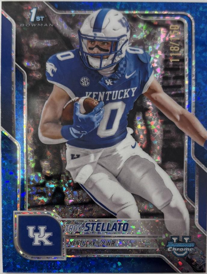 Troy Stellato [Blue Mini-Diamond Refractor] #129
