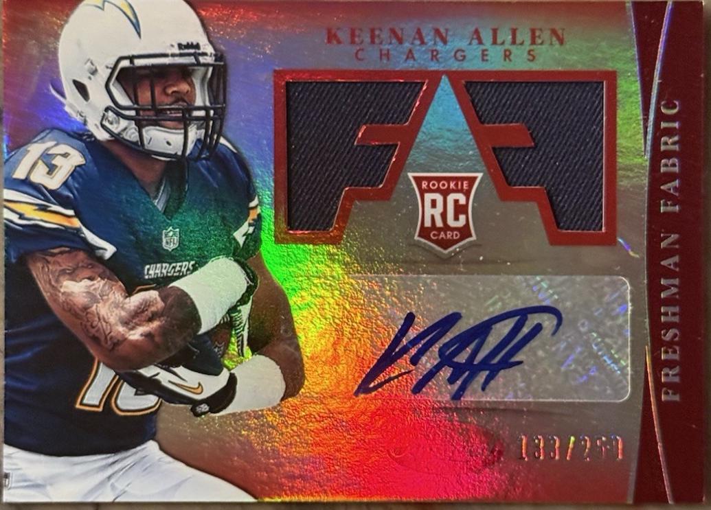 Keenan Allen [Mirror Red Autograph] #317