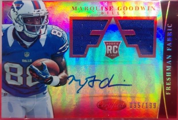 Marquise Goodwin [Mirror Emerald Autograph] #325