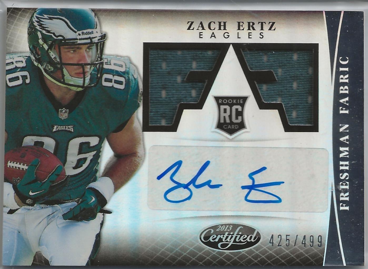Zach Ertz [Autograph] #340