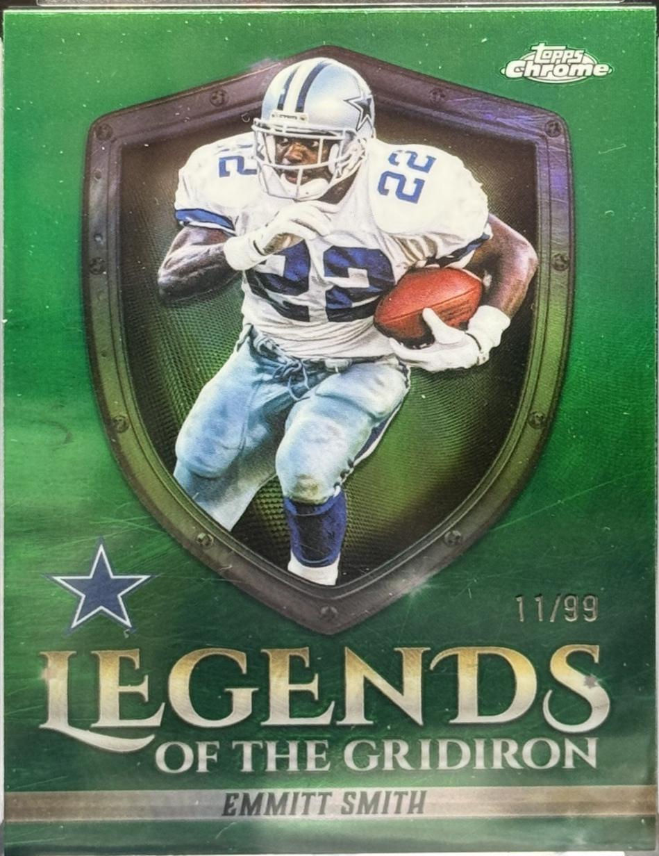 Emmitt Smith [Green Refractor] #LOG-16