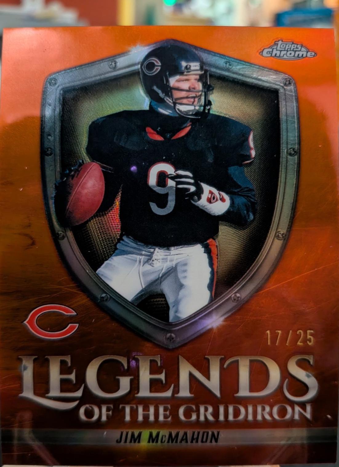 Jim McMahon [Orange Refractor] #LOG-5