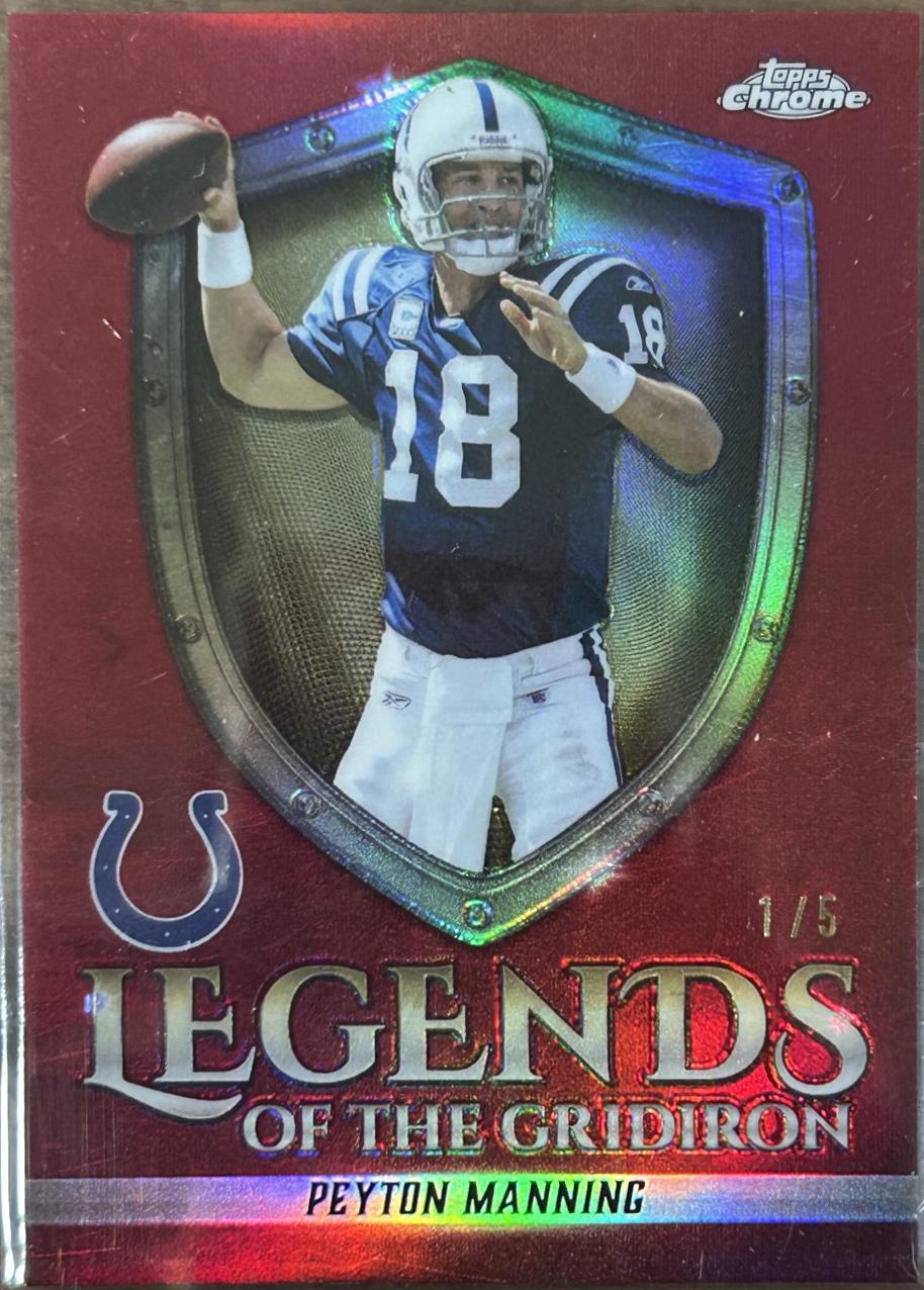 Peyton Manning [Red Refractor] #LOG-10