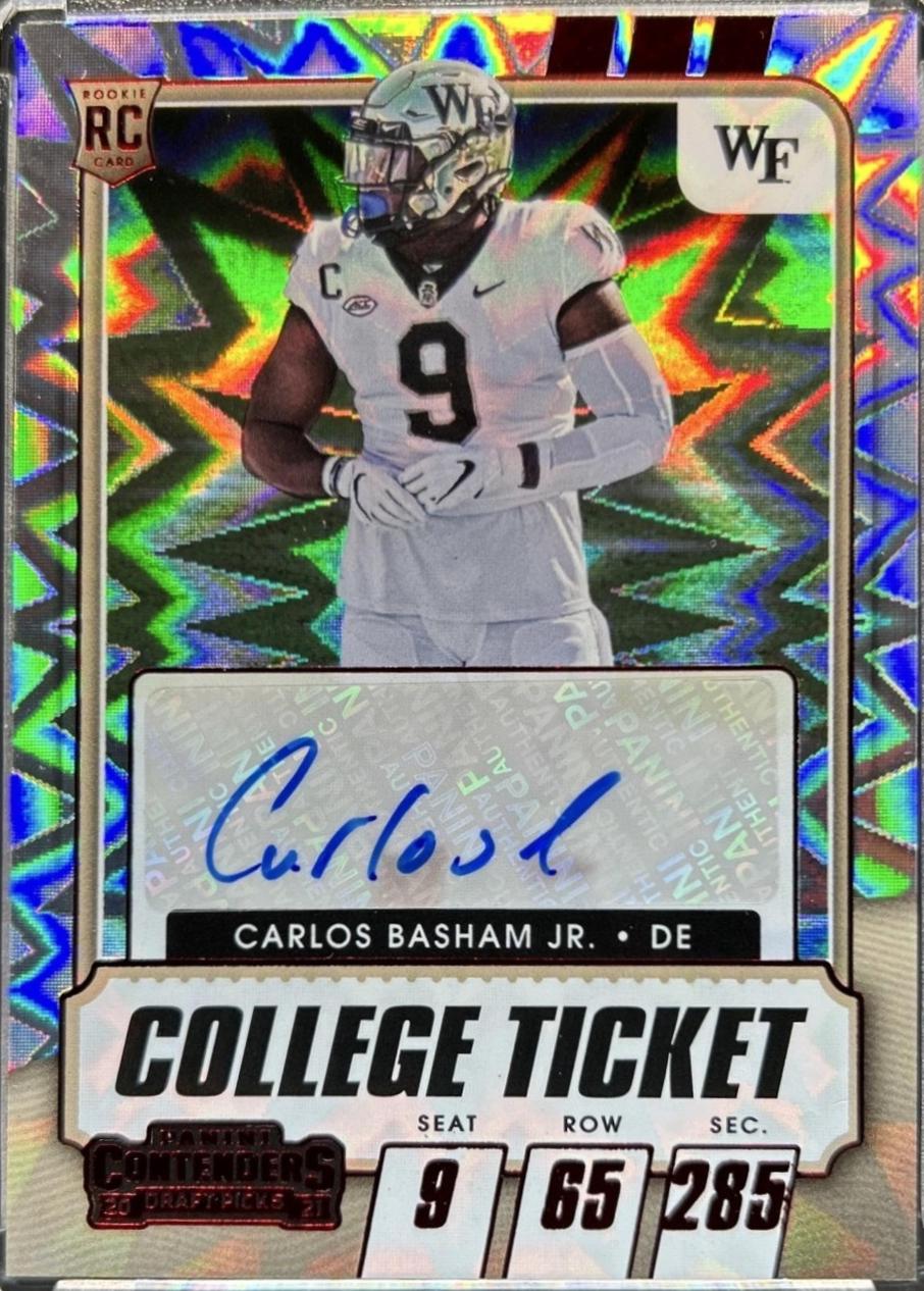 Carlos 'Boogie' Basham [Autograph Red] #158