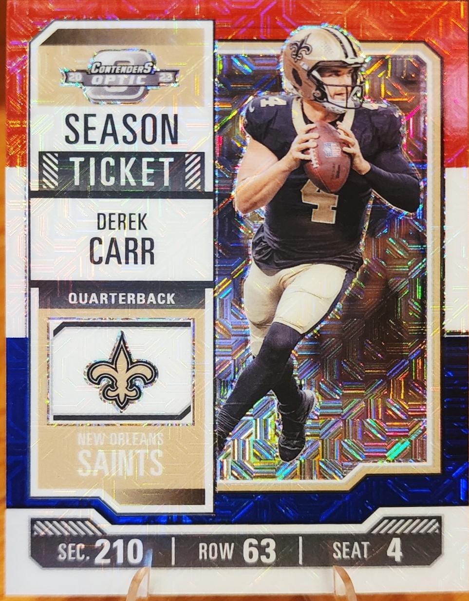 Derek Carr [Red White Blue] #40