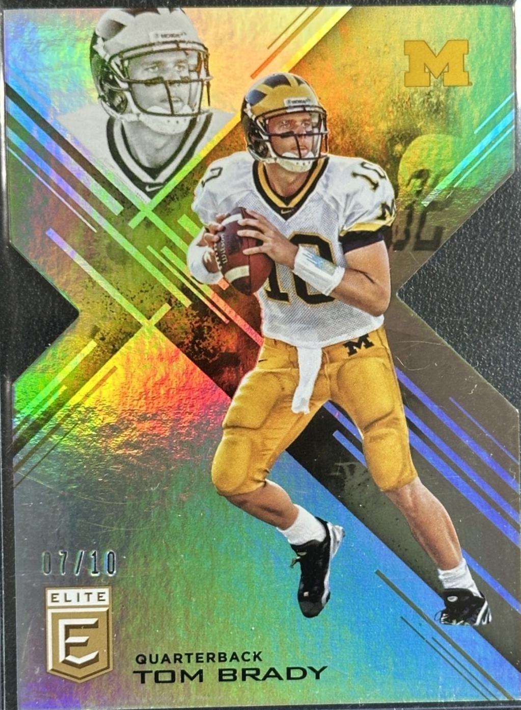 Tom Brady [Gold Die Cut] #95