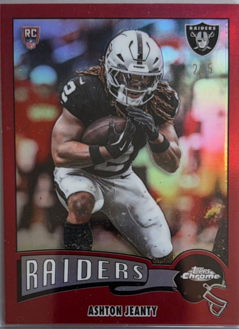 Ashton Jeanty [Red Refractor] #1975-20