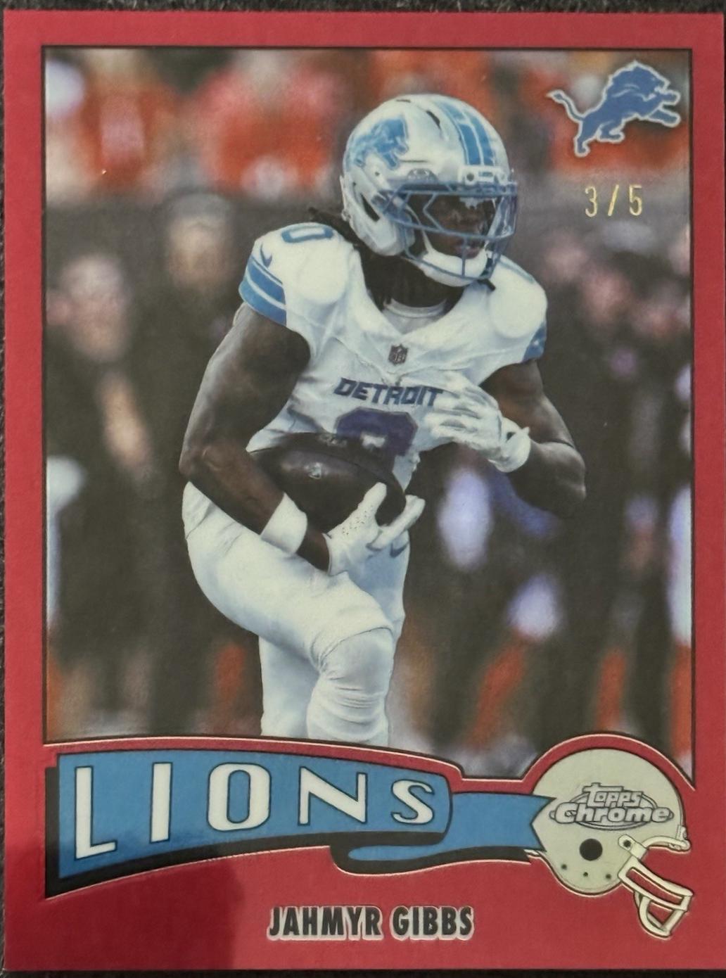Jahmyr Gibbs [Red Refractor] #1975-12