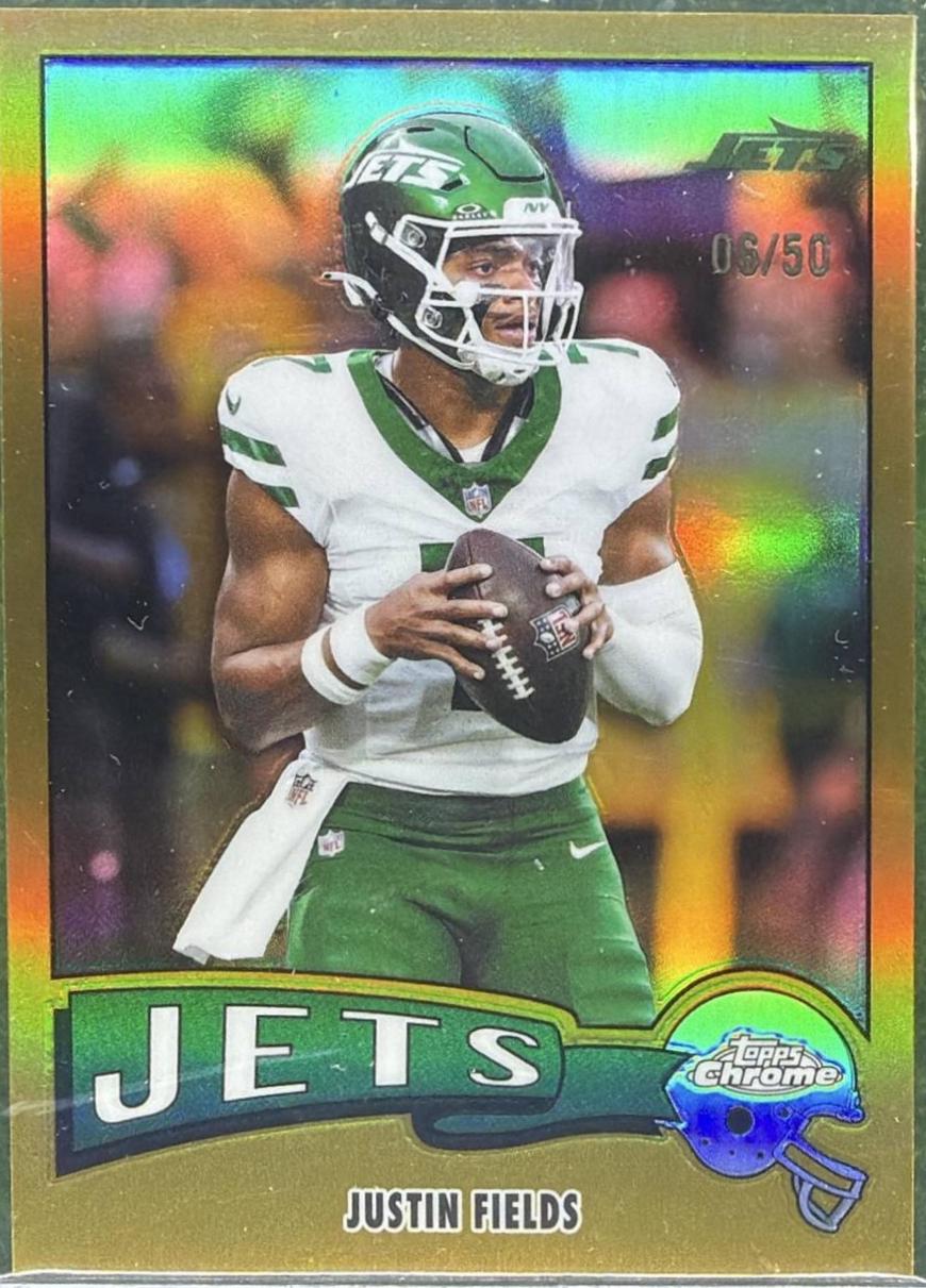 Justin Fields [Gold Refractor] #1975-26