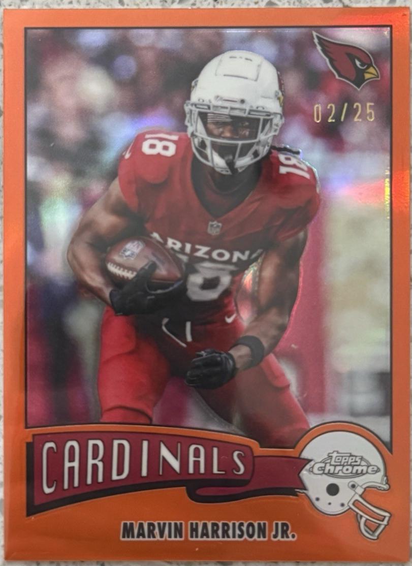 Marvin Harrison Jr. [Orange Refractor] #1975-1