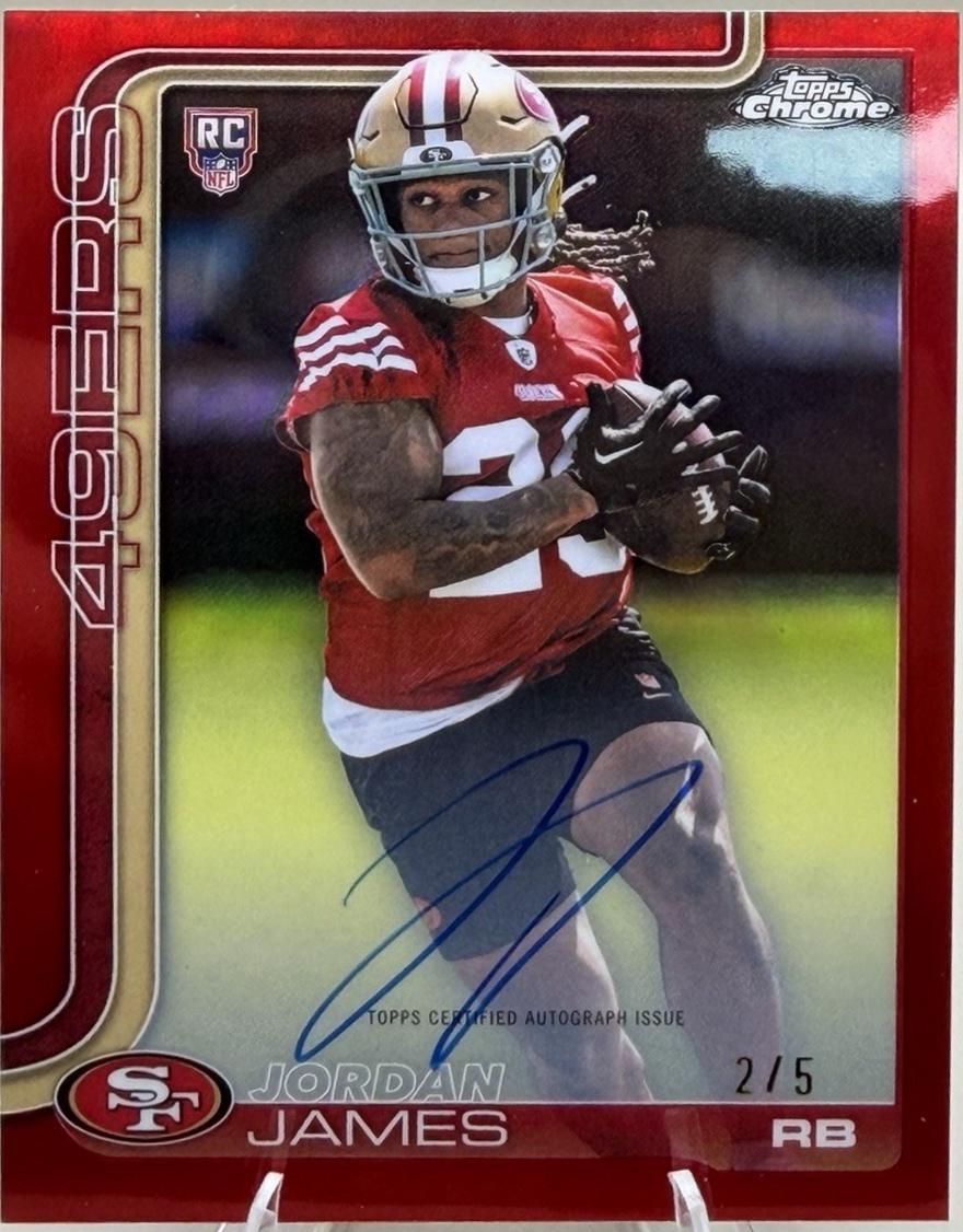 Jordan James [Red Refractor] #RA-JJ