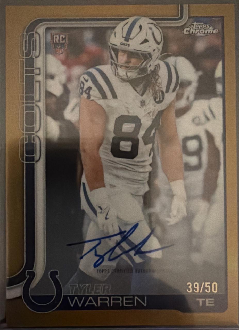 Tyler Warren [Gold Refractor] #RA-TWA