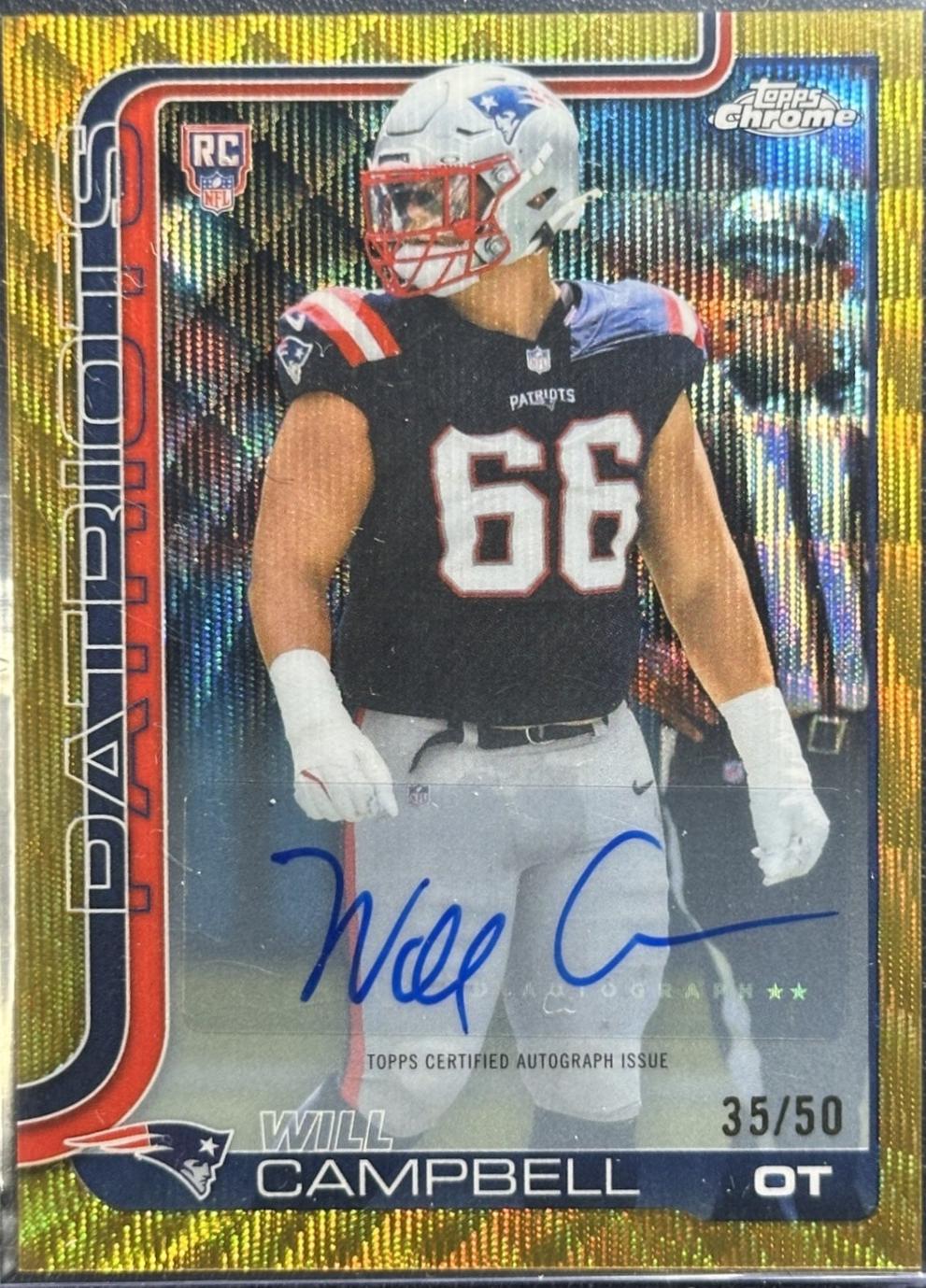 Will Campbell [Gold Wave Refractor] #RA-WC