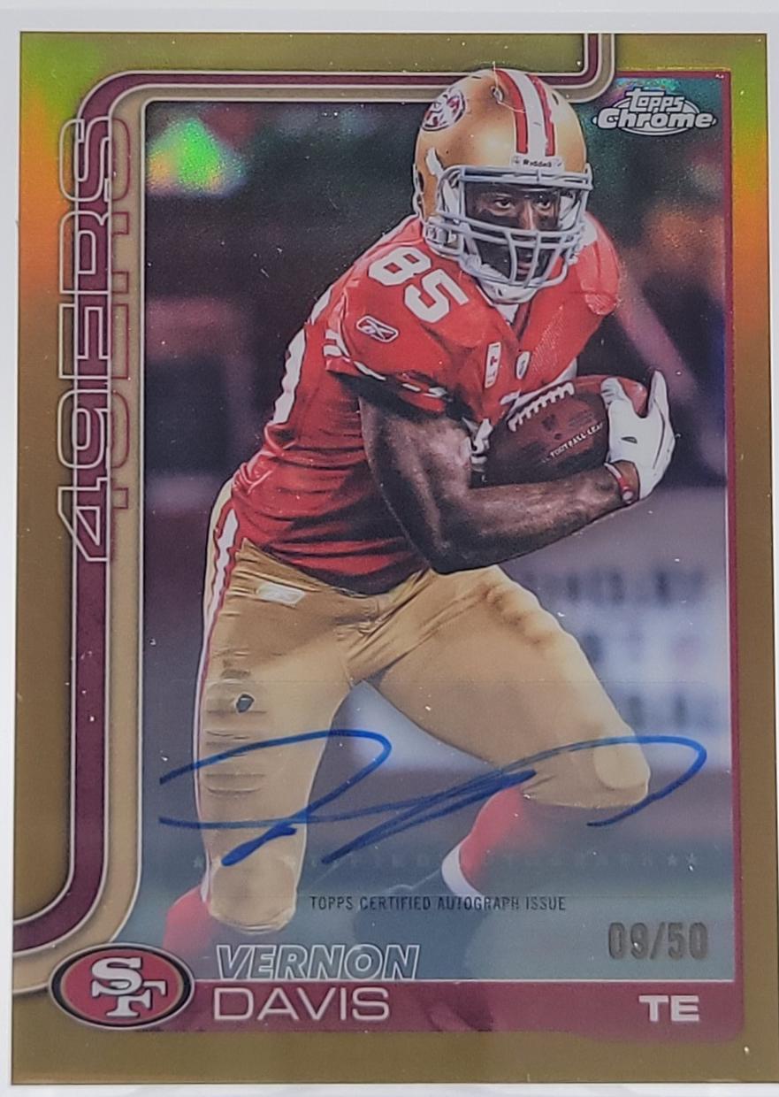 Vernon Davis [Gold Refractor] #CLA-VD