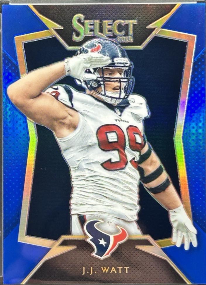 J.J. Watt [Blue Prizm] #32