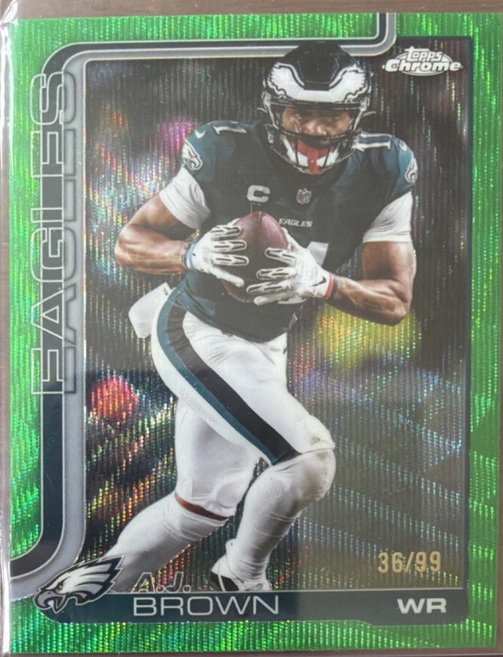 A.J. Brown [Green Wave Refractor] #243