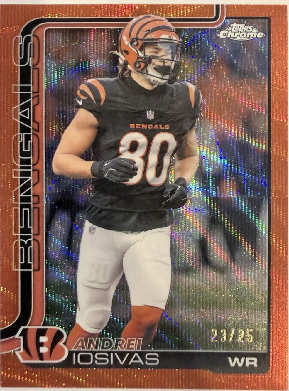 Andrei Iosivas [Orange Wave Refractor] #60