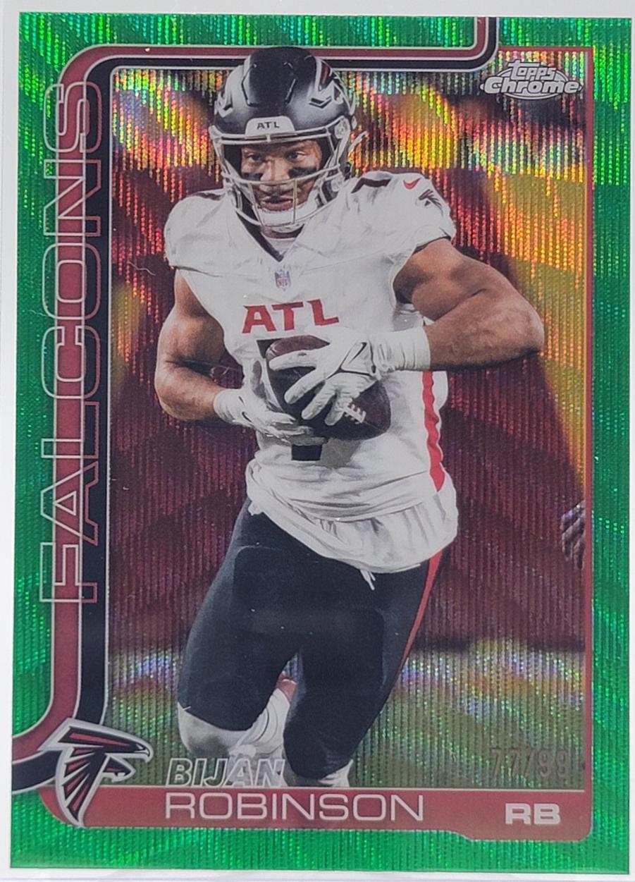 Bijan Robinson [Green Wave Refractor] #16