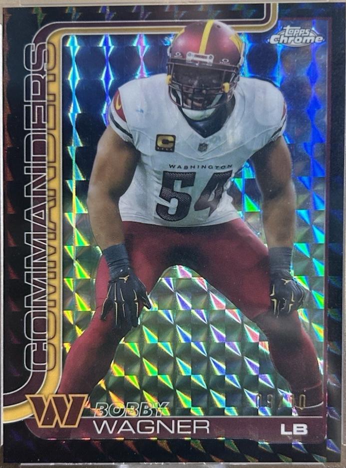 Bobby Wagner [Black Geometric Refractor] #299