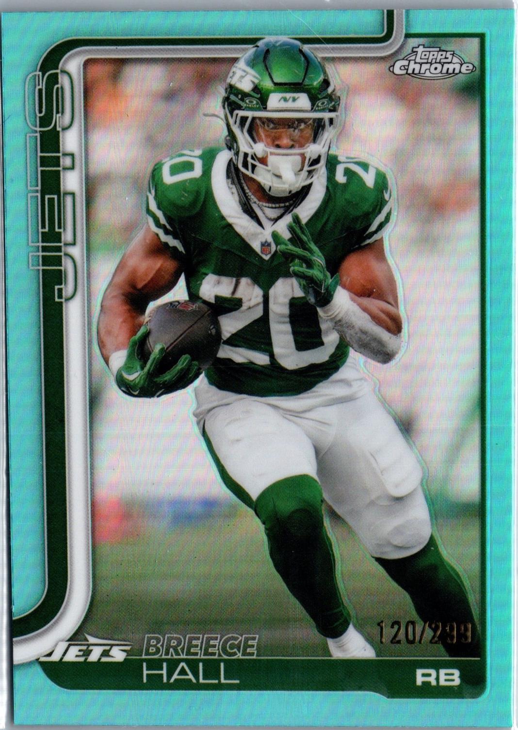 Breece Hall [Teal Refractor] #238