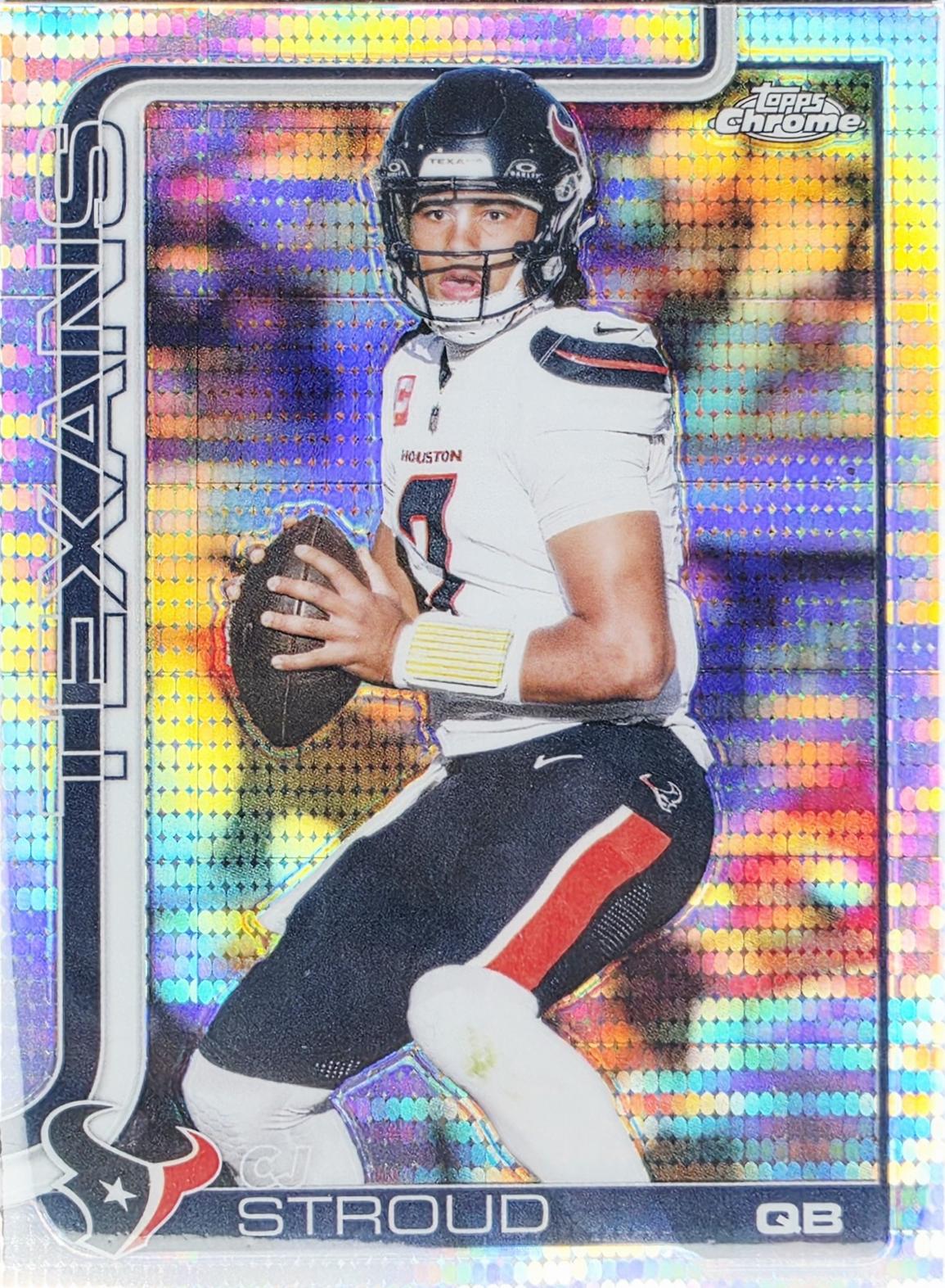 CJ Stroud [Red Geometric Refractor] #119
