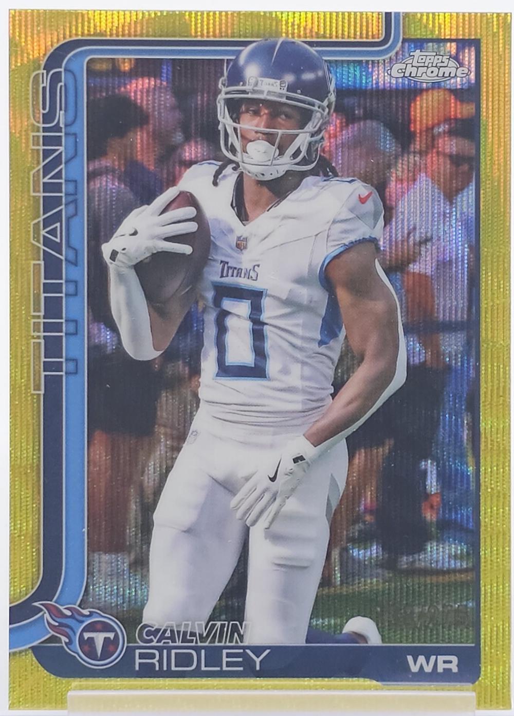 Calvin Ridley [Yellow Wave Refractor] #291