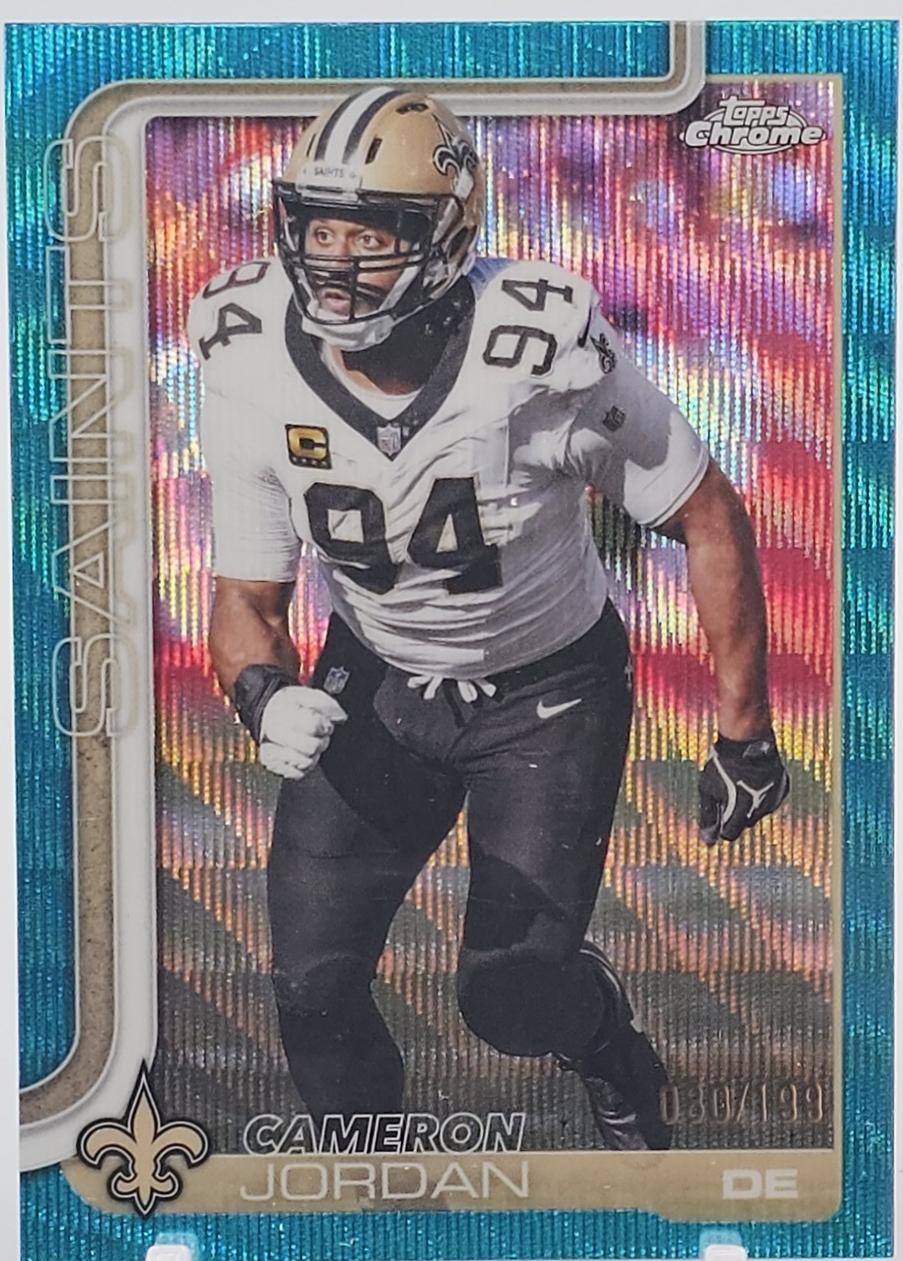 Cameron Jordan [Aqua Wave Refractor] #221