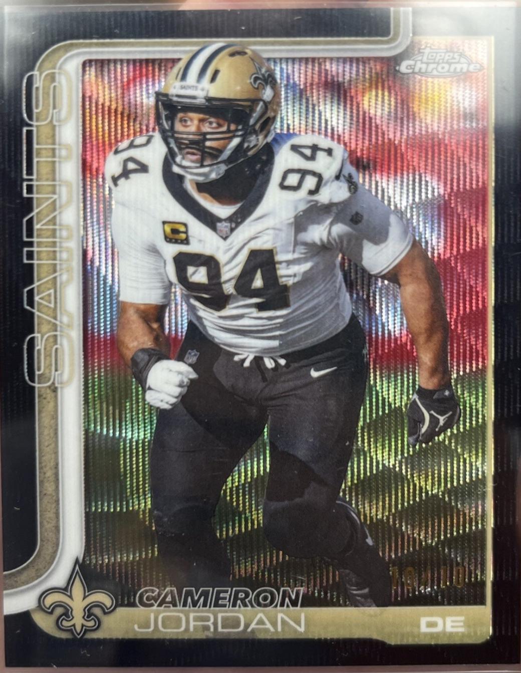 Cameron Jordan [Black Wave Refractor] #221